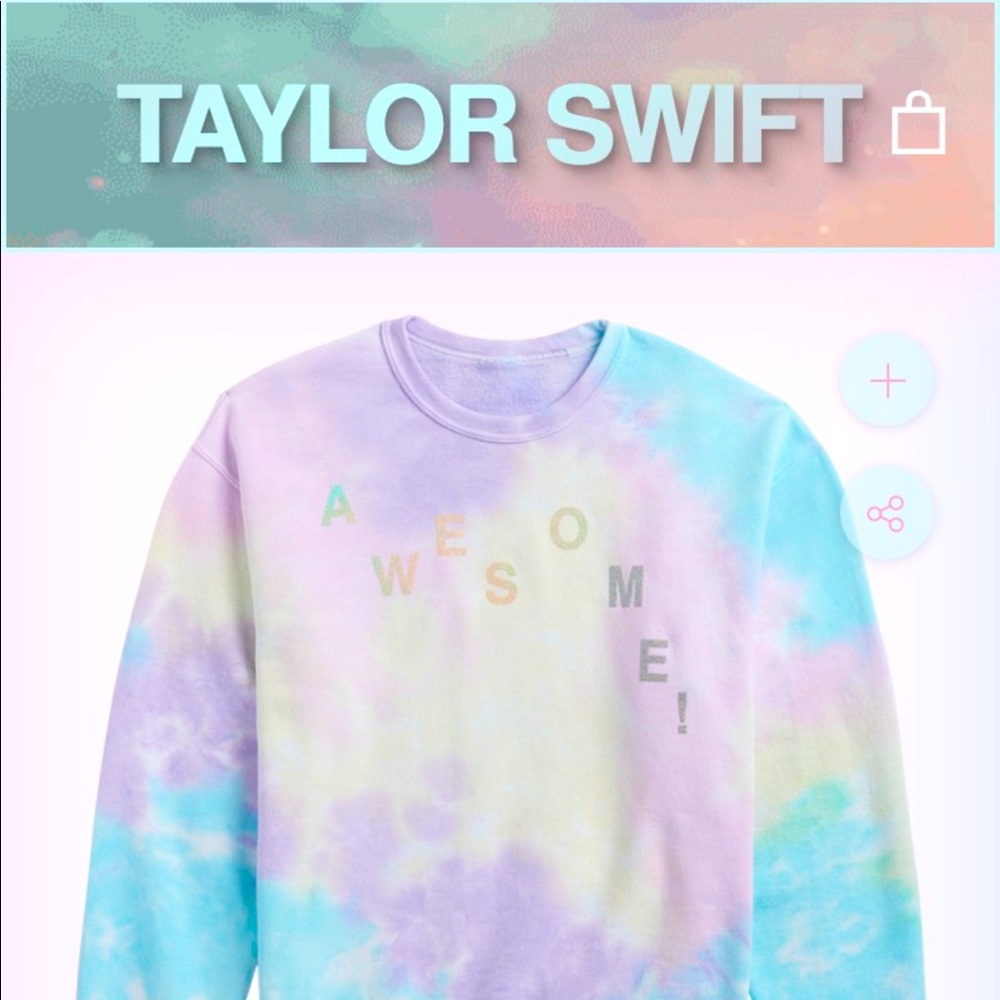 Taylor Swift LIMITED EDITION Tie Dye Crewneck